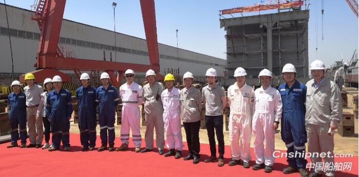 大洋海裝600T自升式多功能風電安裝平臺上船臺