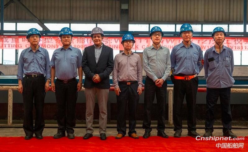 蕪湖造船2艘8000噸小型雜貨船點(diǎn)火開(kāi)工