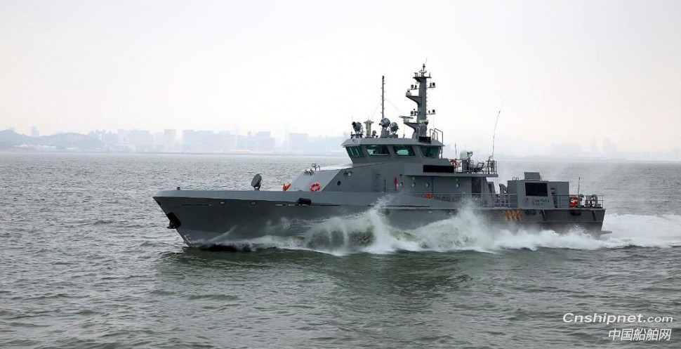 江龍船艇38.8m全鋁合金超高速巡邏船前三艘已交付