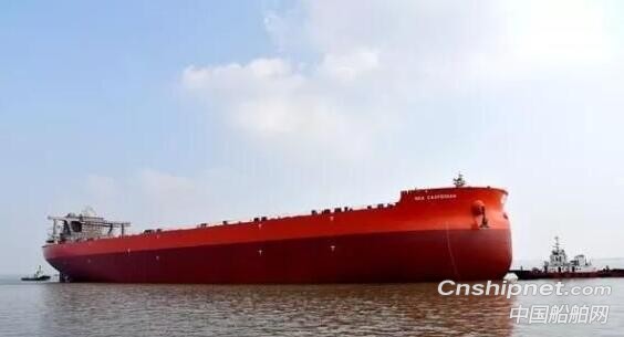 新時代造船2#325000噸超大型礦砂船下水