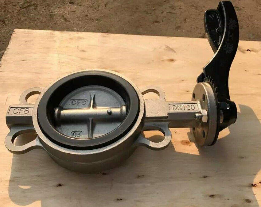 手動對夾式蝶閥/廠家規(guī)格型號D71X/F/D371X/F(圖2)