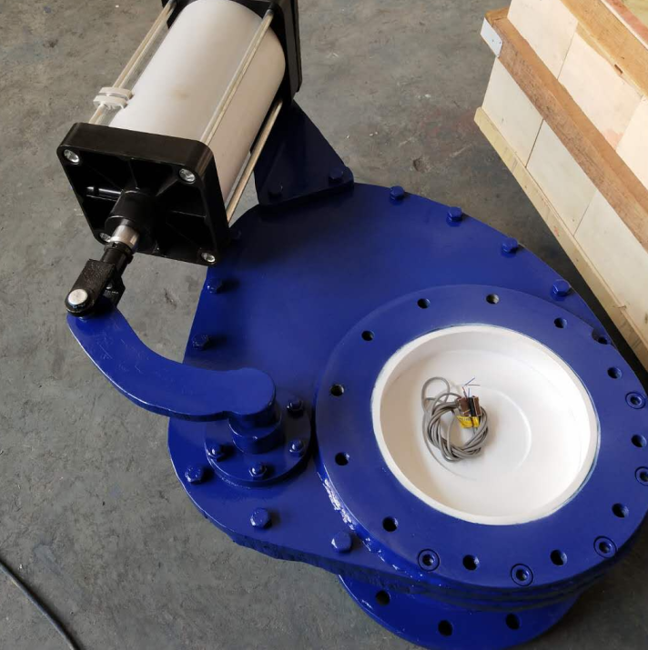 擺動(dòng)式陶瓷進(jìn)料閥規(guī)格型號(hào)BZ643TC實(shí)物圖（圖1）