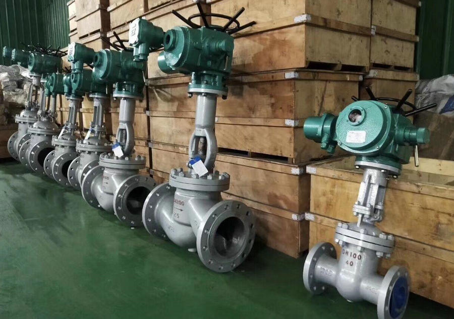 防爆電動(dòng)閘閥防爆等級(jí)BT4/電壓380V/尺寸圖片說(shuō)明書1