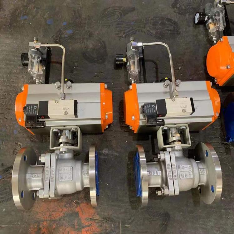 美標(biāo)不銹鋼氣動球閥 Q641F-150LB3