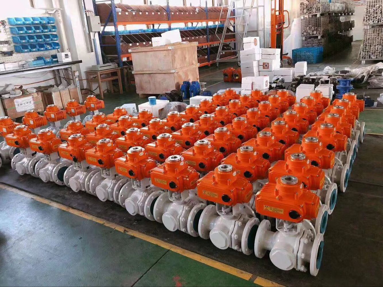 硬密封三通球閥實(shí)物圖