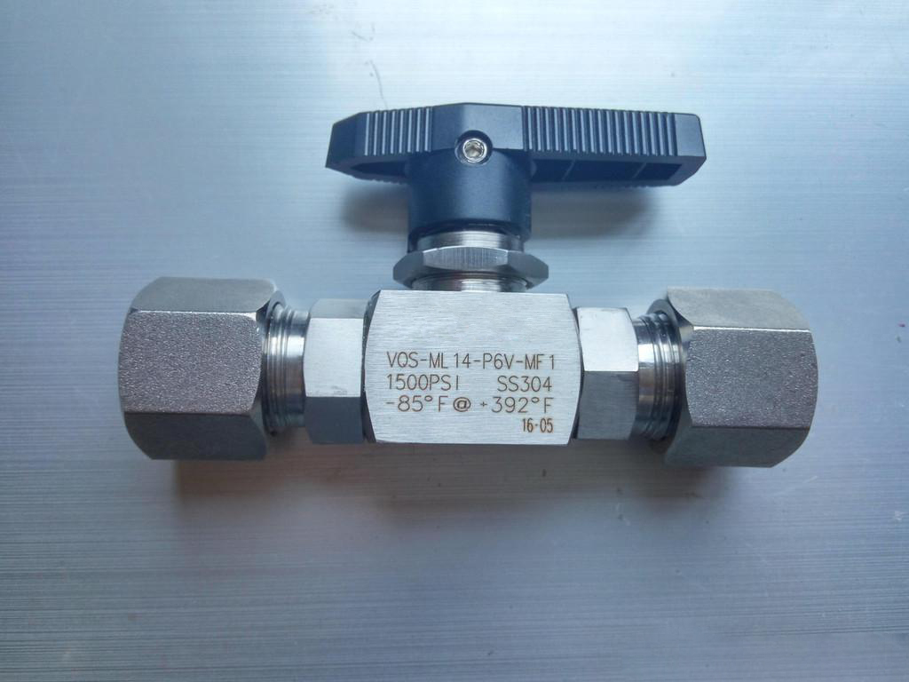 卡套球閥/不銹鋼卡套式球閥 Q91F實(shí)物圖