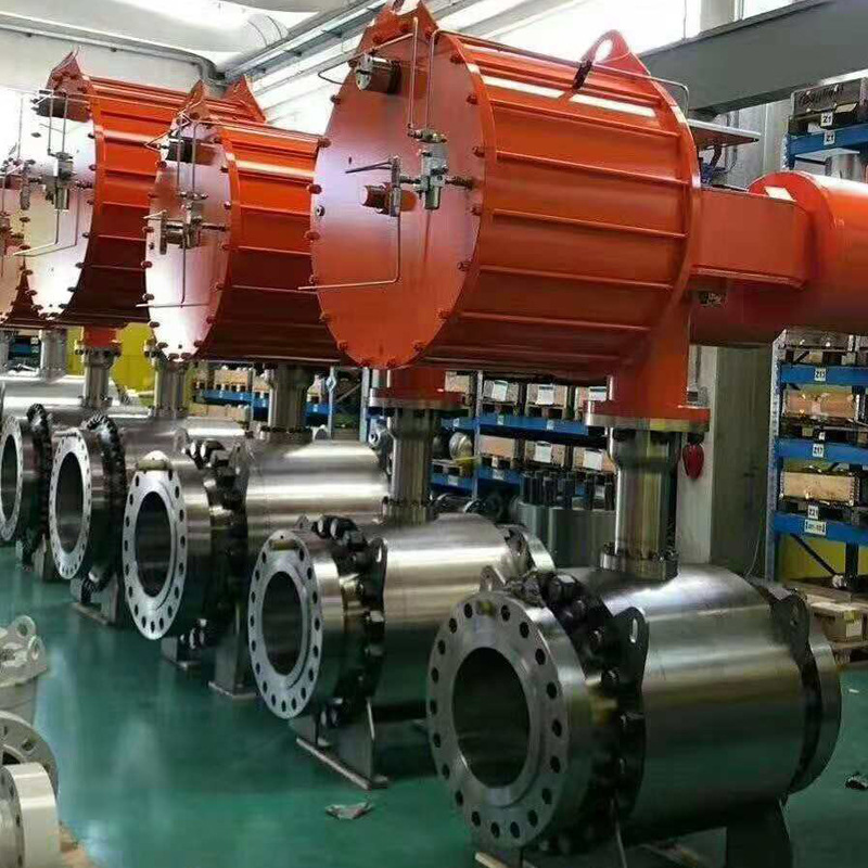 鍛鋼球閥,固定式鍛鋼球閥實物圖