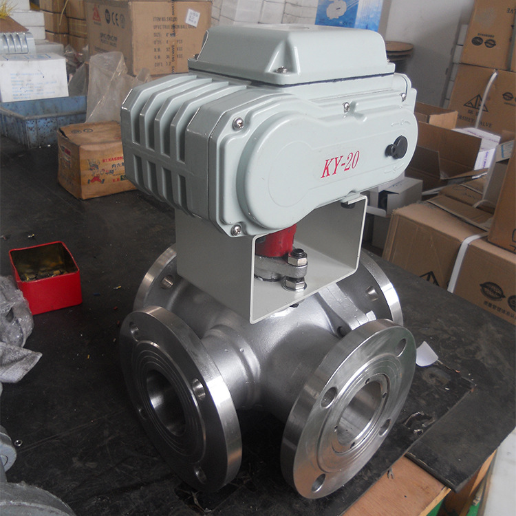 四通球閥,四通換向球閥實(shí)物圖