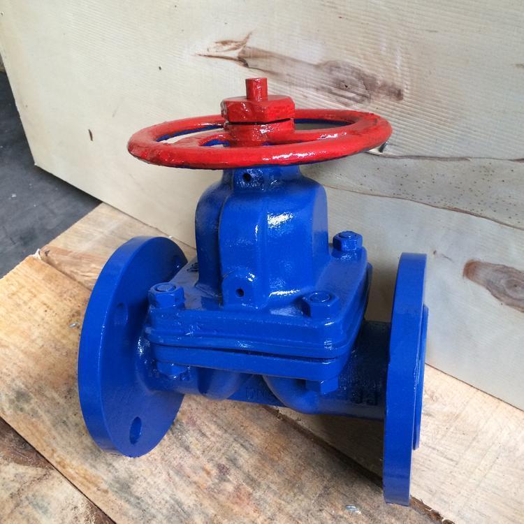 船用DIN型德標(biāo)襯氟隔膜閥實物圖